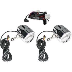 CUSTOM DYNAMICS ProBEAM® LED Halo Fog Lamps Harley Davidson FLHR / FLHRC 883-1800cc 96-13
