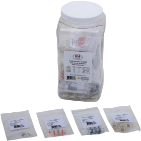 K&S TECHNOLOGIES Heat-Shrink Solderless Wire Connector Kit/Refill 100 pcs.