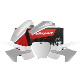 Polisport plastikų komplektas Husqvarna FC, TC 125/450cc 16-18 Balta