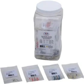 K&S TECHNOLOGIES Heat-Shrink Solderless Wire Connector Kit/Refill 100 pcs.