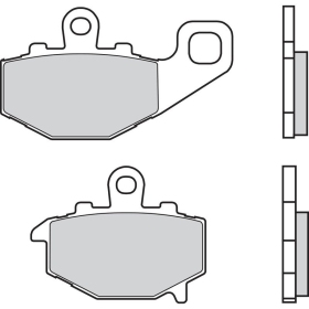 Brembo Brakepads Sintered Kawasaki ER / GPZ / KLE / NINJA / Z / ZR / ZX / ZZR