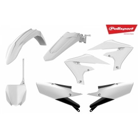 Polisport plastic kit Yamaha YZ 250/450cc 18-23 White