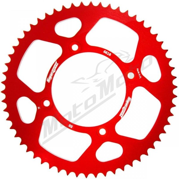 Supersprox Rear Sprocket 58T (420) Ø100mm Beta RR 05-> (AM6) Red