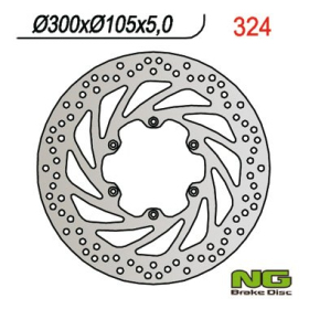 NG BRAKES Front Fixed Brake Disc 300mm Aprilia / BMW 350-800cc 86-16