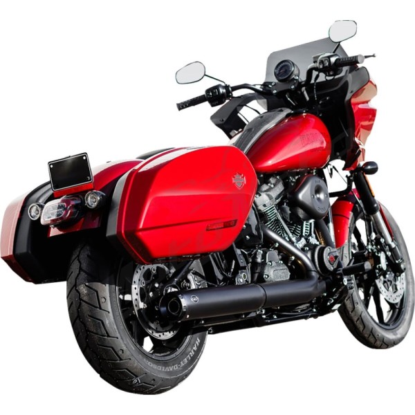 S&S CYCLE Grand National Slip-On Muffler Harley Davidson FLHCS / FXBB / FXLRS / FXLRST 1923cc 25