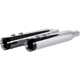 KHROME WERKS 4-1/2" HP-Plus® Slip-On Mufflers Harley Davidson FLHFB / FLHR / FLHRXS / FLHT / FLHTCU / FLHTK / FLHX / FLTRXS / FLTRXSE 1750-1977 17-25