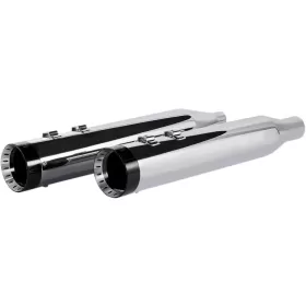 KHROME WERKS 4-1/2" HP-Plus® Slip-On Mufflers Harley Davidson FLHFB / FLHR / FLHRXS / FLHT / FLHTCU / FLHTK / FLHX / FLTRXS / FLTRXSE 1750-1977 17-25