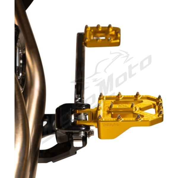 THRASHIN SUPPLY CO. Aggressor Foot Pegs Harley Davidson FL / FLD / FLDE / FLFB 1200-1977cc 72-25
