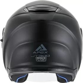 Atviras Šalmas APEX JT300 Solid Juodas