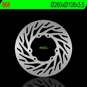 NG BRAKES 868 Front Round Fixed Brake Disc DERBI SENDA 50