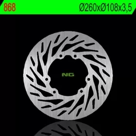 NG BRAKES 868 Front Round Fixed Brake Disc DERBI SENDA 50