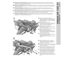 Daiktadėžės laikiklis YAMAHA XJR 1300cc 1998-2006