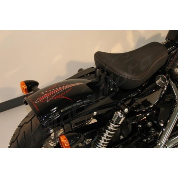 CULT WERK Rear Fender Raw Bobber Harley Davidson XL 883-1200cc 2004-2022