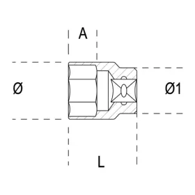 BETA 6 points Socket - 65mm