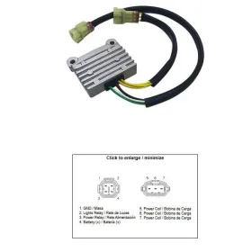 DZE Srovės Lygintuvas 12V 35A Husqvarna / KTM 125-501cc 17-23