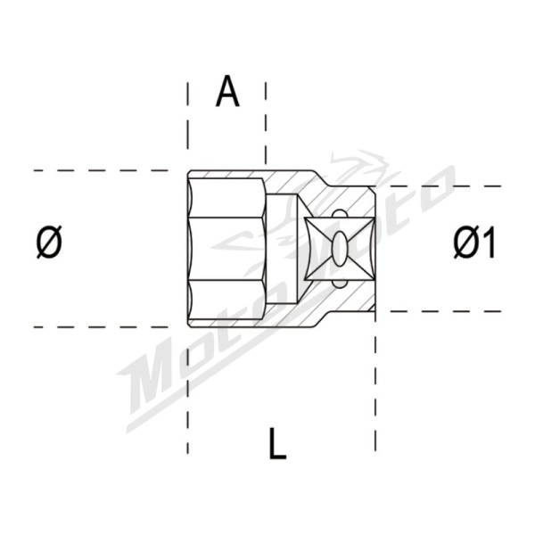 BETA 6 points Socket - 65mm
