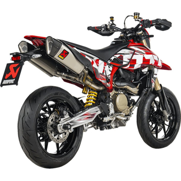 AKRAPOVIC Slip-On Anglies pluošto / titano duslintuvai Ducati Hypermotard  698 24-25