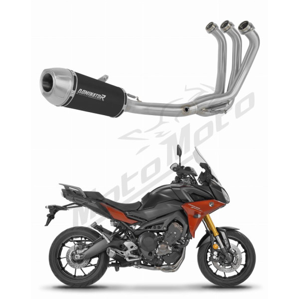 Yamaha MT 09 Tracer 900 / GT 2015 - 2020 Full Exhaust System Collector Silencer S3 BLACK + dB killer