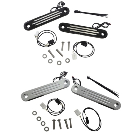 CUSTOM DYNAMICS ProBEAM® Dynamic Strips™ V2 Front Turn Signals Harley Davidson FLHT / FLHTC 1450-1800cc 06-13