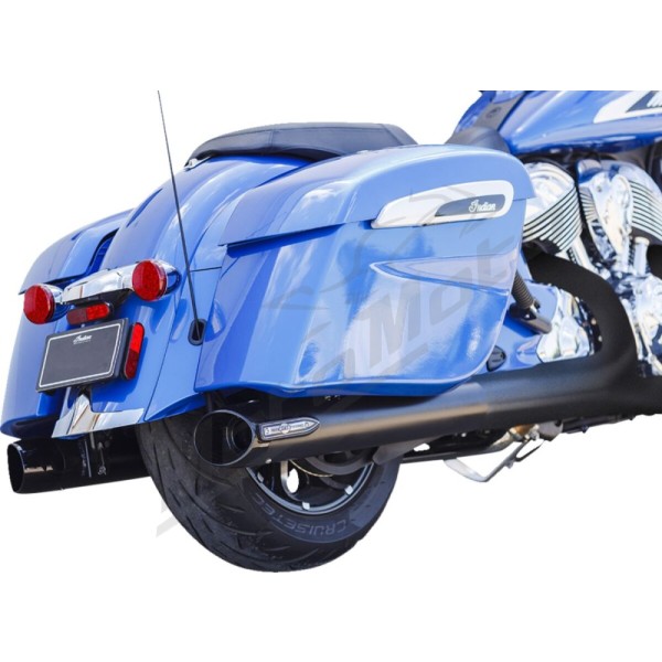 S&S CYCLE 4" Broadhead Slip-On Mufflers Indian Challenger / Chieftain 1768-1890cc 14-25