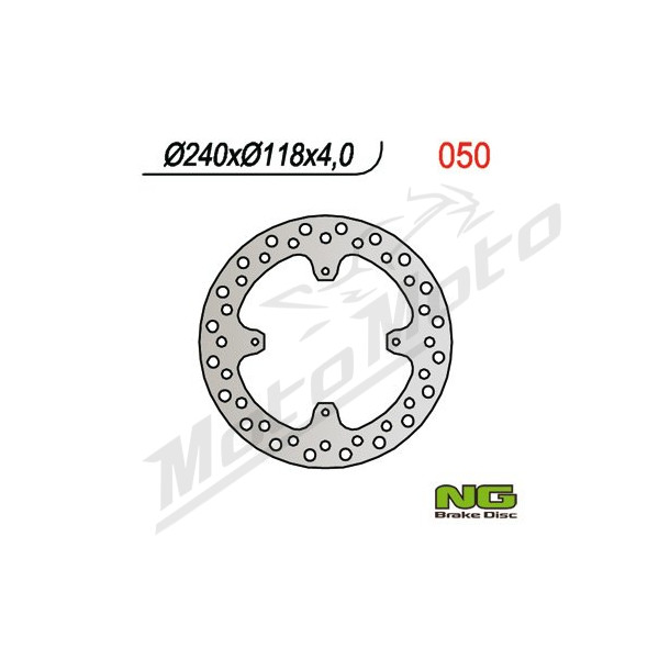 NG BRAKES Front Fixed Brake Disc 240mm Aprilia / Honda 50-650cc 84-20