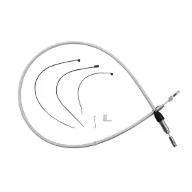 MAGNUM SHIELDING Chrome Quick Connect Upper Clutch Cable Harley Davidson FLDE / FLFBS / FLHRXS / FLI / FXBBS / FXST 1750/1977 18-24 117cm