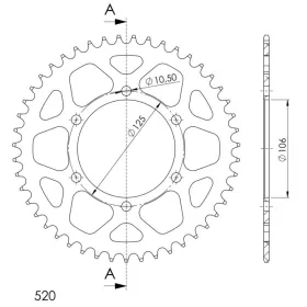 Supersprox Rear sprocket RAL2013.47