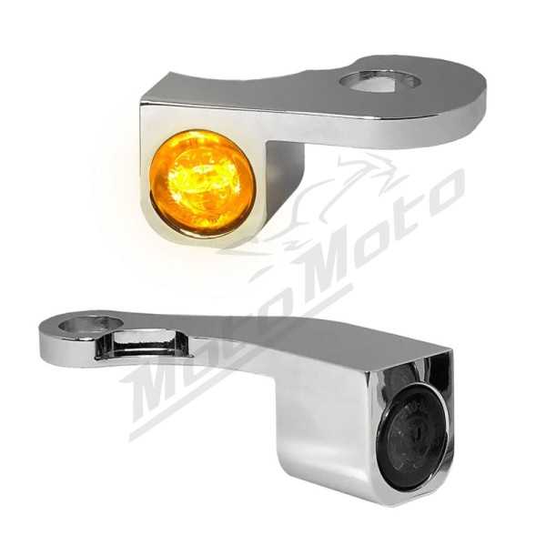HEINZ BIKES Nano posūkiai ant vairo chromuoti Harley Davidson FLHR / FLHTCU / FLHTK / FLTRX / FLTRU 1584/1800 09-13