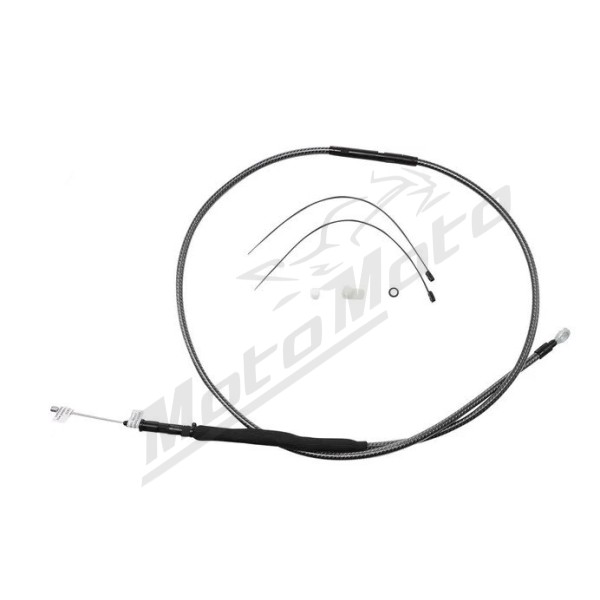 MAGNUM SHIELDING Polished Karbon Fiber Clutch Cable Harley Davidson FLD / FLS / FLSTC / FXCW / FXDL / FXSTC 1450/1923 06-24 174.5cm