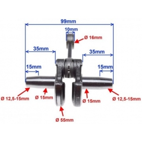 Mini moto crankshaft