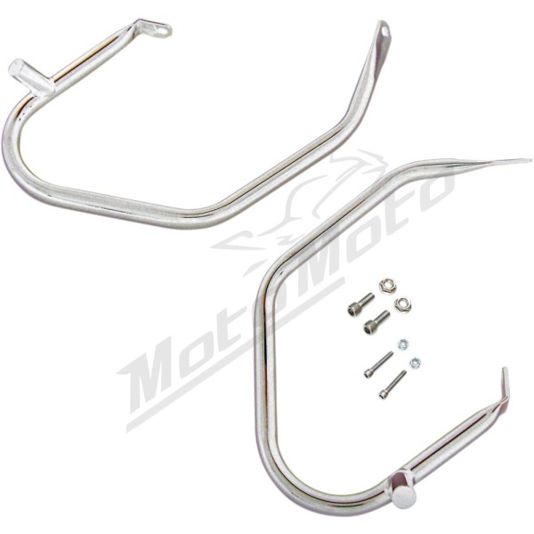 DRAG SPECIALTIES Low-Profile Saddlebag Guards Harley Davidson FLHR / FLHRC / FLHT / FLHTC / FLHTCU 1584-1690cc 09-13