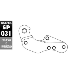 GALFER Brake disc/caliper adapter Ø260mm Yamaha WR / YZ / YZF / WRF 125-450 00-15