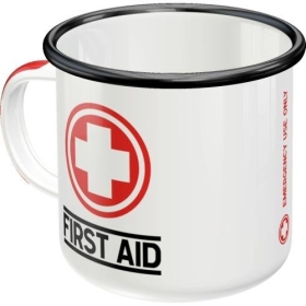 MUG ENAMEL FIRST AID 360ml