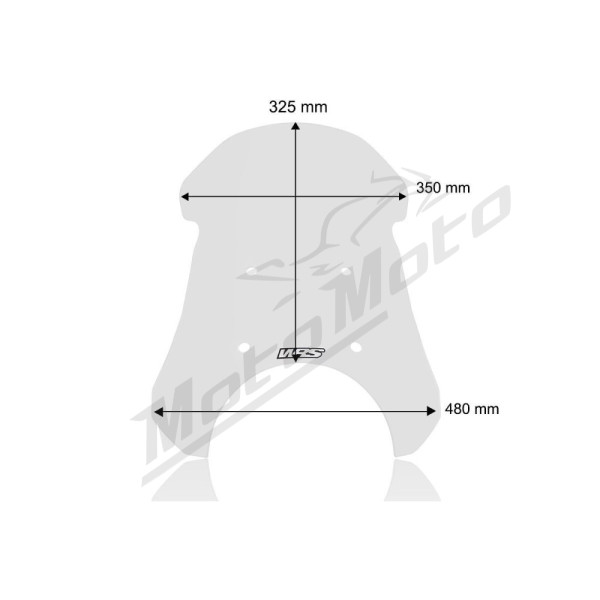 WRS TOURING Windscreen Clear Royal Enfield Himalayan 450 ABS 24-25