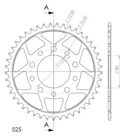 Supersprox / JT Rear sprocket 1332.45