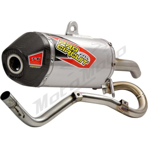 PRO CIRCUIT T-6 Exhaust System Stainless Steel/Aluminum/Carbon Fiber Honda CRF 125 19-22