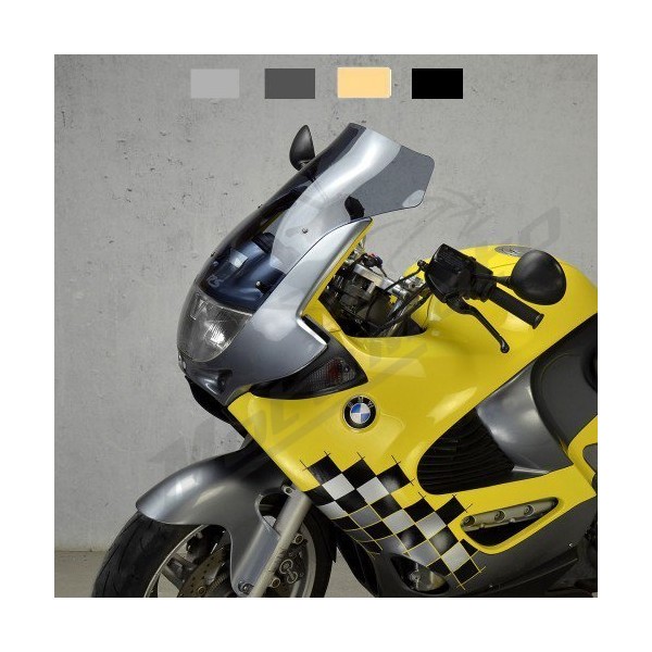 MOTOSHIELDS Windscreen BMW K 1200 RS 1997 2000 Height 50cm Tamsinta 100 Nepermatoma