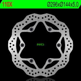 NG Front Brake Disc 296X144X5mm Cagiva / Honda 500-1100cc 90-16