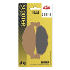 SBS MS Scooter Maxi 185MS Sintered Brake Pads Yamaha XP / YP 400-500cc 04-13