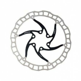 V BIKE Bicycle Brake Disc Ø140Mm, Black Rotor