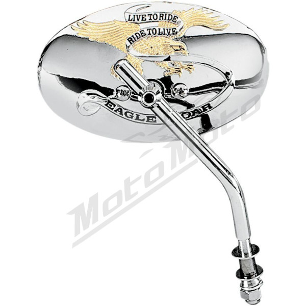 DRAG SPECIALTIES Live To Ride Universalus veidrodėlis 8mm