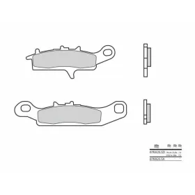 BREMBO Off-Road Sintered Metal Brake pads KAWASAKI KFX / KVF 450-700cc 2004-2014