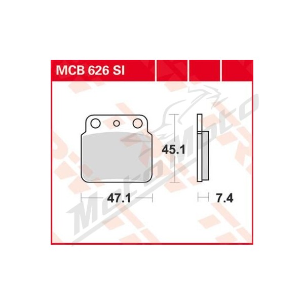 TRW SI Series Sindered Off-Road Brake Pads Arctic Cat / Hyosung / Kawasaki / Suzuki 400-450cc 03-18