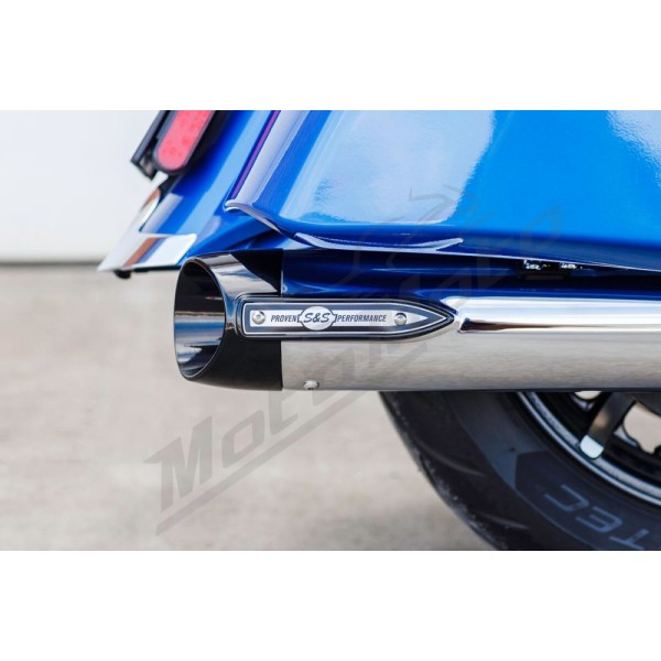 S&S CYCLE 4" Broadhead Slip-On Mufflers Indian Challenger / Chieftain 1768-1890cc 14-26