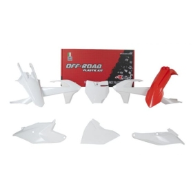 RACETECH Plastikų komplektas KTM SX 85cc 18-24 Balta/ Raudona