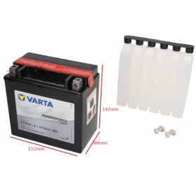 Akumuliatorius YTX14-BS VARTA FUN 12V 12Ah