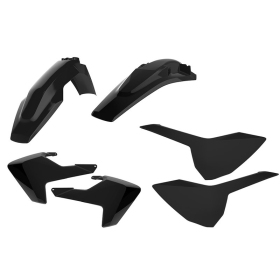 Polisport plastikų komplektas Husqvarna FE, TE 125/450cc 17-19 Juoda