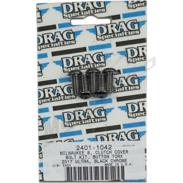 DRAG SPECIALTIES M-Eight varžtų rinkinys Harley Davidson FLDE / FLFB / FLFBS / FLHC / FLHCS 1750-1923cc 17-24