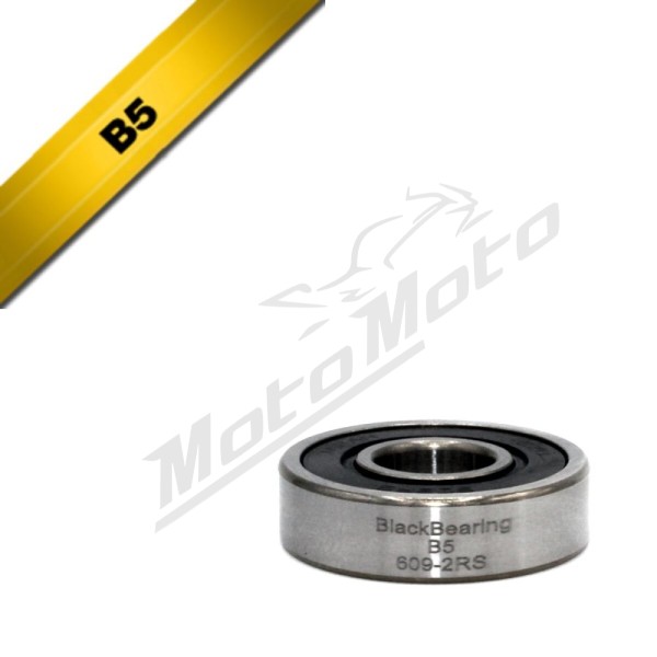 BLACK BEARING B5 guolis 9x24x7 mm 609-2RS