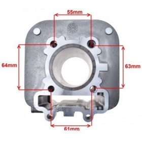 Cylinder kit BAJAJ 125cc / Ø57 4T